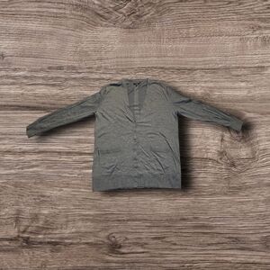 (BANANNA REPUBLIC) Women's Size Large Gray Button-Up Cardigan.